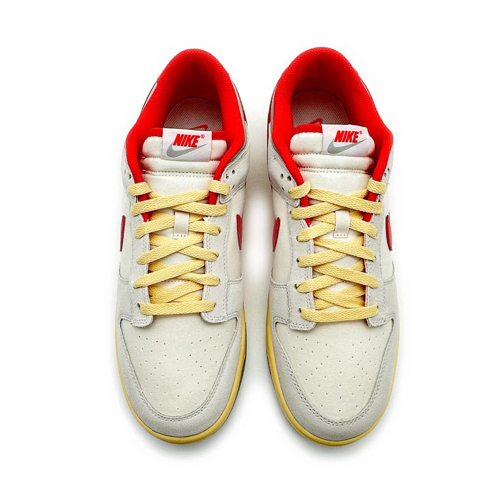FJ5429-133 Nike Dunk Low Athletic Department Sail Светло-дымчато-серый Пикантно-красный