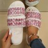 Fashion Women Slippers New Summer Fashion Flat Sandals Luxury Outdoor Beach Slippers Female Trend Brand Designer Shoes Home Slides Women