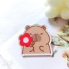 New Capybara Acrylic Badge Animals Cute Bag Pin Fashion Capybara Brooch