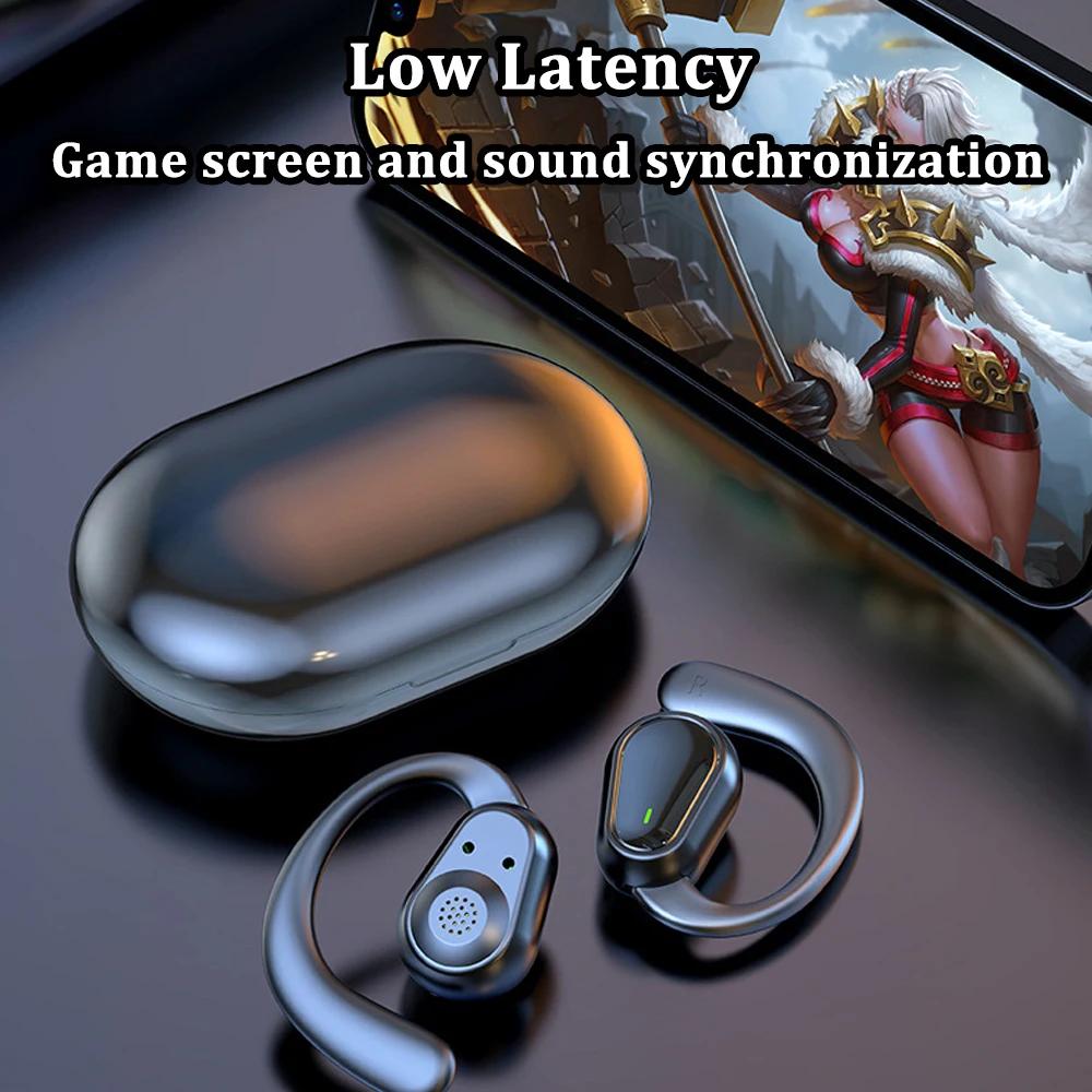 Наушники Bluetooth 5.3 с заушным креплением, беспроводные наушники-вкладыши Hi-Fi стерео, водонепроницаемая гарнитура, наушники с шумоподавлением для Xiaomi