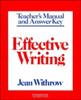 Книга Effective Writing Teacher's Manual : Writing Skills for Intermediate Students of American English