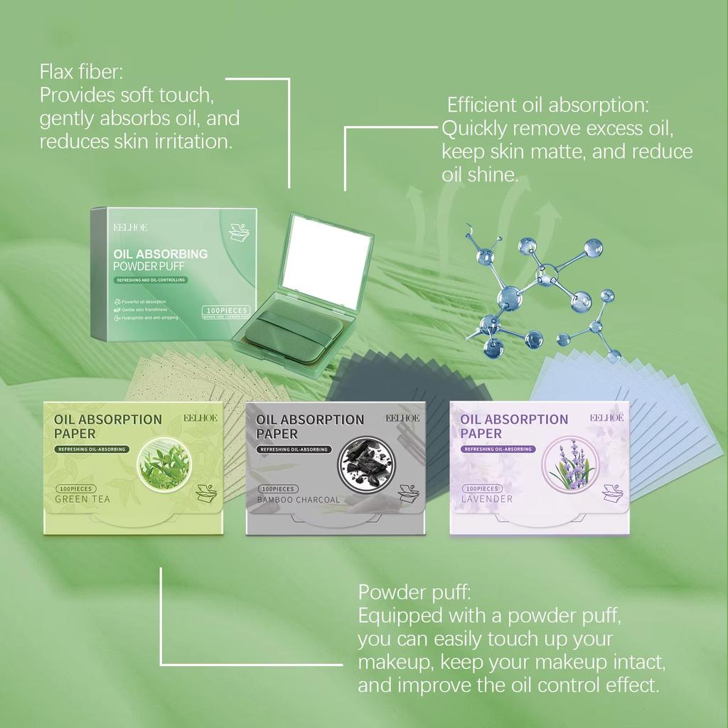 Листы масляной промокательной бумаги для очистки лица Матирующие салфетки для лица Набор профессиональных очищающих салфеток для лица Бумага для впитывания жира Средства для макияжа