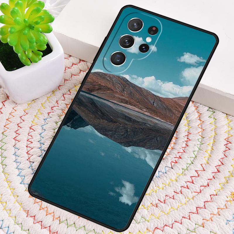 Горы воздушный шар Силиконовый чехол для телефона для Samsung Galaxy note 10 pro S26 S25 S24 S23 S22 S21 Plus S25Ultra Capa Cover