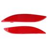 1 Pair Rear Bumper Reflector Light Lens For Renault Megane MK3 Fluence 2009-2016