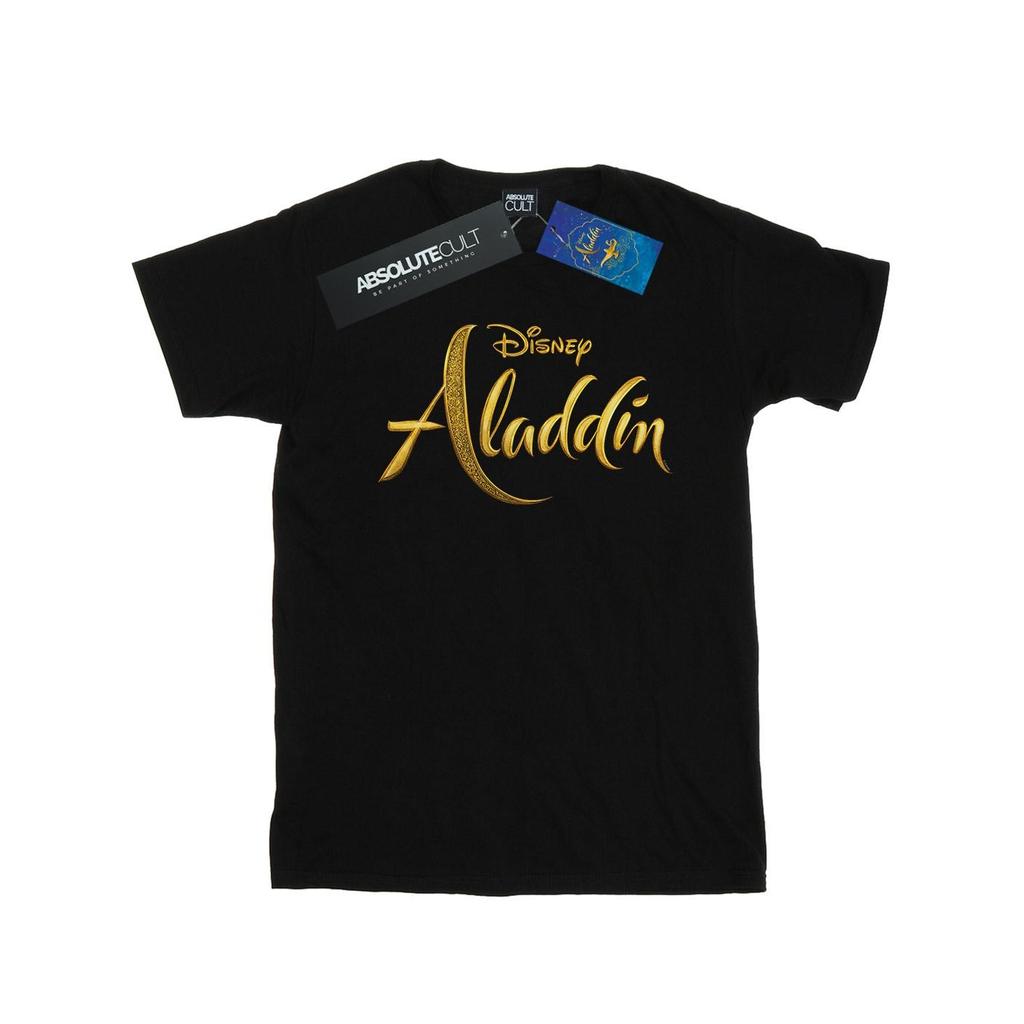 Disney Mens Aladdin Movie Logo T-Shirt