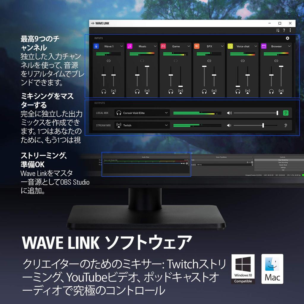 Кардиоидный USB-конденсаторный микрофон Elgato, идеально подходящий для дома и стационарных устройств Бесплатный микшер Звуковые эффекты Совместимость с декой Stream Deck без подключения Wave1 — первоклассный микрофон,