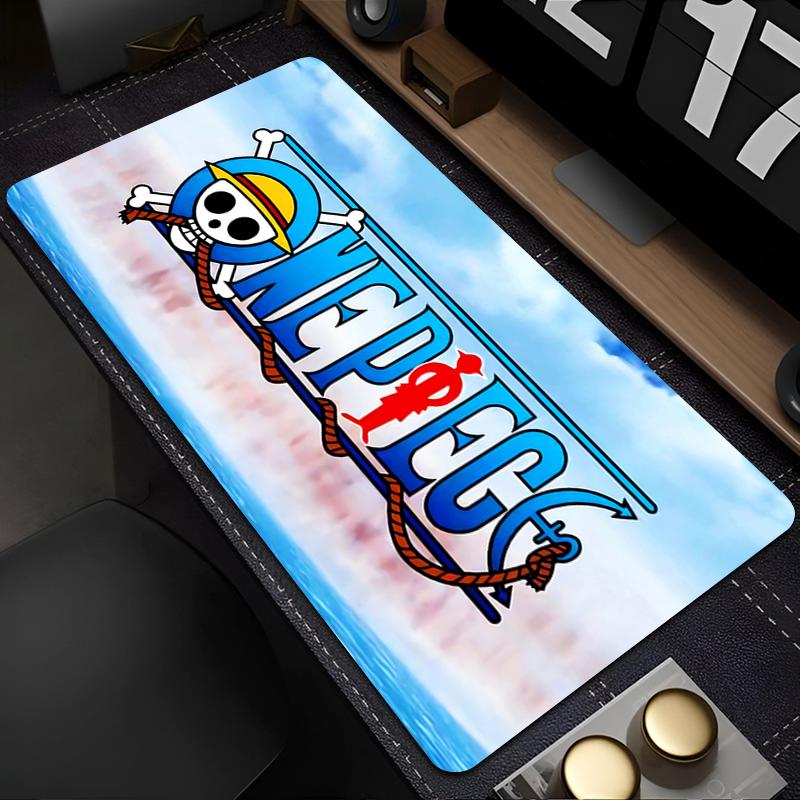 Mouse Pad one piece Anime Cute Girl Gabinete Gamer Computer Desk Mat Keyboard Pad Edge White Gaming Accessories Mousepad