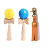 Set of 2 Kendama and Wooden Kendama for Kendama and Includes Kendama and Kendama Toy Protector and (Red Blue) Classes, Practice, Competitions, (Blue