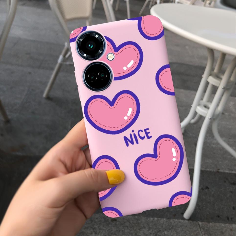 For TECNO Camon 19 Neo Case Cartoon Boy Child Fashion Phone Case Back Cover For Tecno Camon 19 Pro Camon19 Matte Soft Bumper Bag