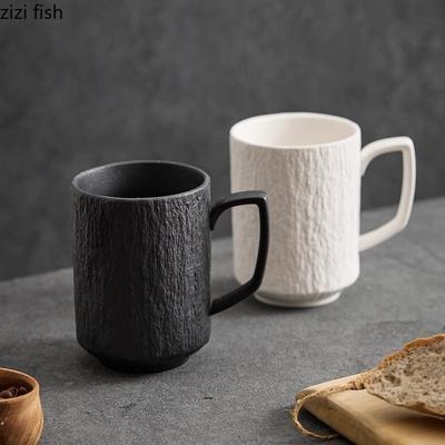 Керамическая кружка с каменным узором, креативная ручка, кружка для кофе, кружка для латте, чашка для напитков, послеобеденный чай, однотонная чашка для чая с молоком, чашка для воды