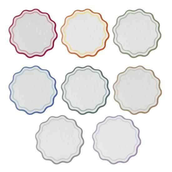 Салфетка из искусственной кожи с фестончатым краем, термостойкая, нескользящая, с теплоизоляцией, водонепроницаемая, для защиты и украшения обеденного стола, подставка, кухонные принадлежности