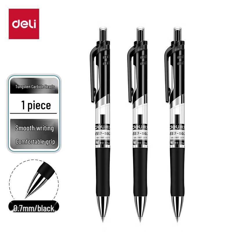 Deli 0.7mm Ret retractable Gel Pen