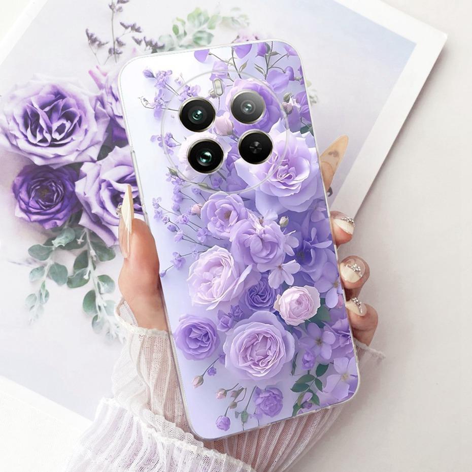 Милый Чехол с Принтом для Realme 12 Pro+ / 12 Pro Мягкий Силиконовый TPU Чехлы для Realme 12Pro Plus 5G Чехлы-Бамперы