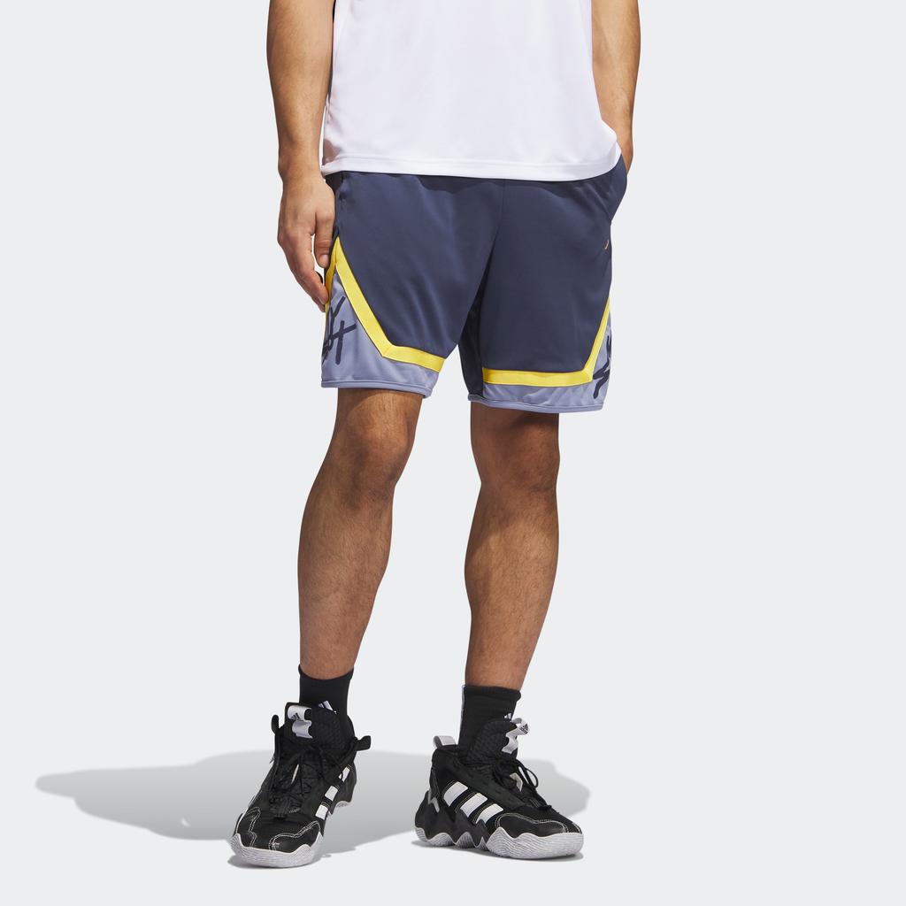 adidas Шорты Pro Block Shorts Quick-Dry Basketball Shorts Men Shorts Dark-Blue IN1709