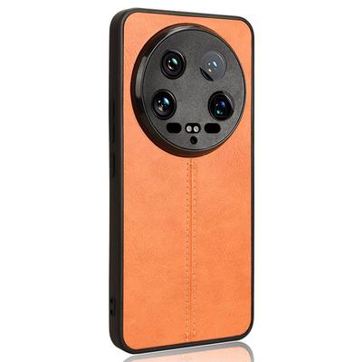 Для Xiaomi 14 Ultra Чехол для телефона Текстура коровьей кожи Строчка Противоударный Задний чехол