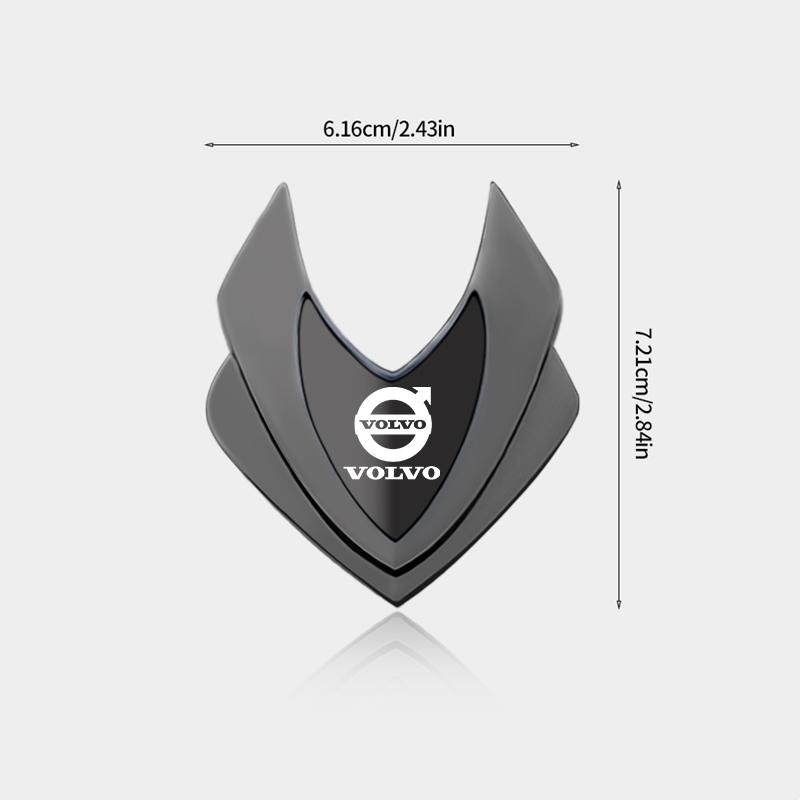 Car Sticker Metal Alloy 3D Badge Side Marking Decorative Car Sticker for Volvo RDESIGN S60 S90 XC40 XC60 XC90 AWD Car Accessorie