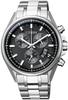 Atessa Watch Radio Watch World Time Direct Flight Chronograph [Citizen] BY0140-57E Eco-Drive Eco-Drive Men's