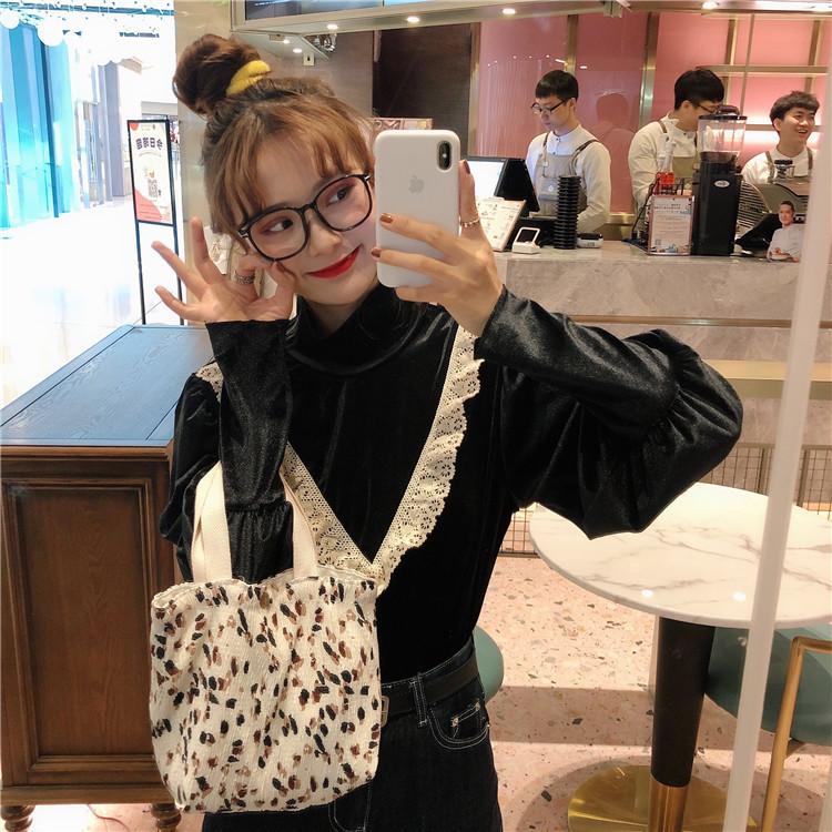 Корейская версия модной холщовой сумки знаменитость из Интернета маленькая свежая сумка для бенто повседневная литературная сумочка темперамента