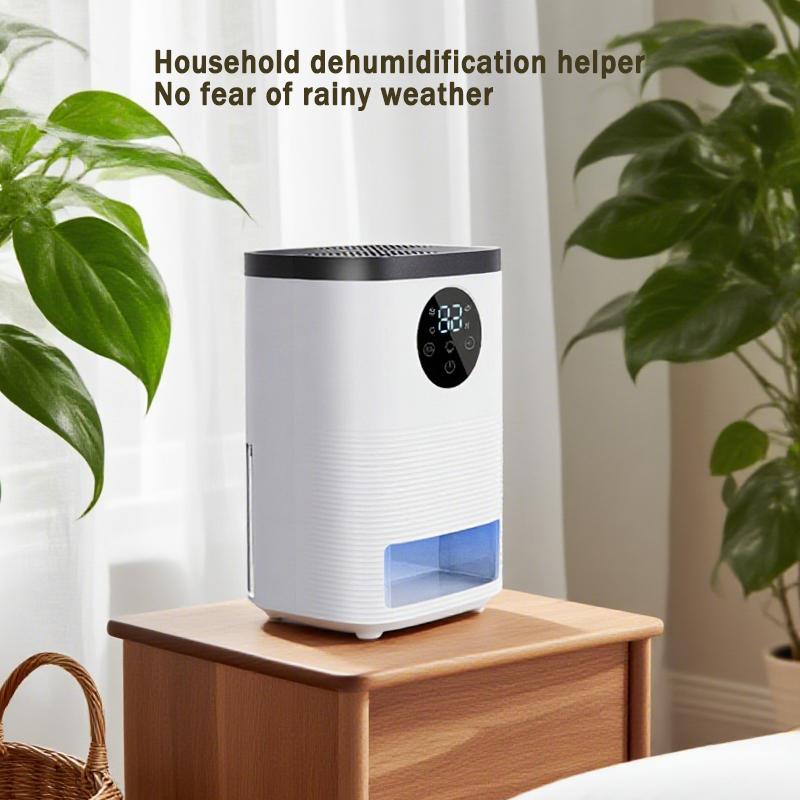 Dehumidifier Water Full Self-Stop Digital Display Screen Intelligent Touch Control Adjustment Efficient Dehumidification