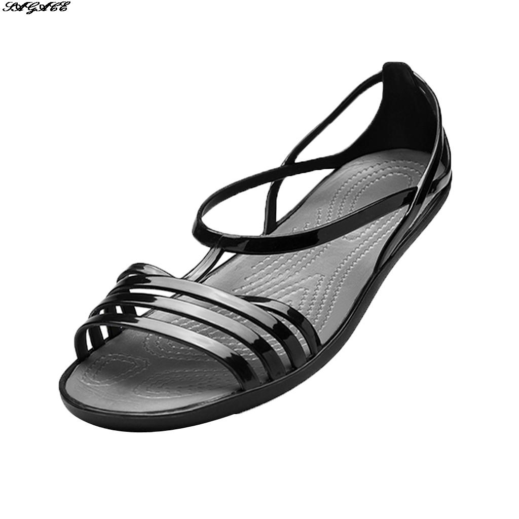 Желе обувь Женские сандалии Прозрачная обувь Прозрачная обувь Босоножки с открытым носком Пляжная обувь