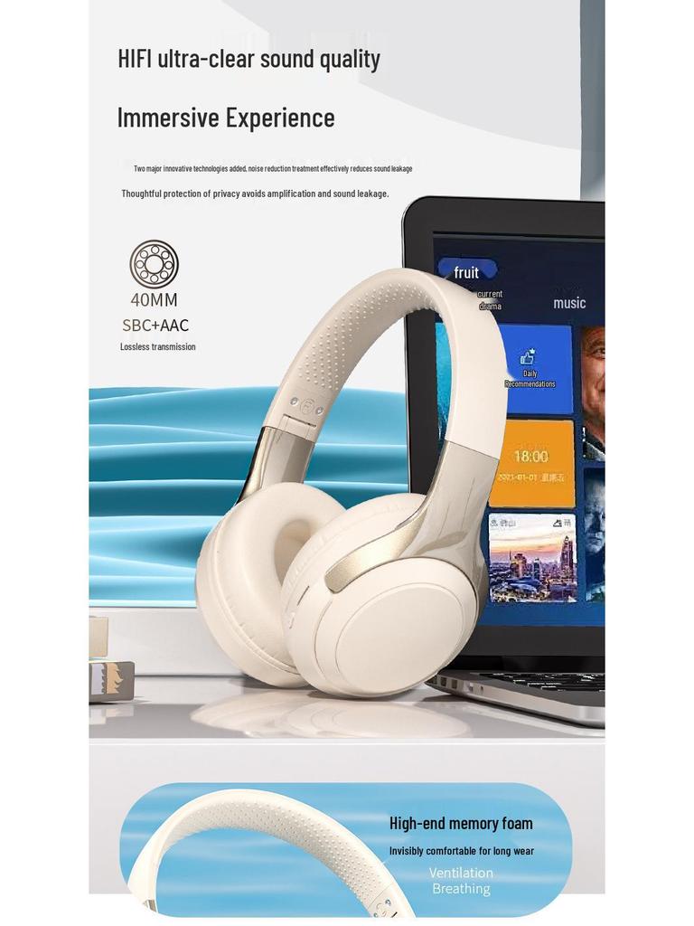 Высококачественная беспроводная Bluetooth-гарнитура с долговечным Hi-Fi звуком