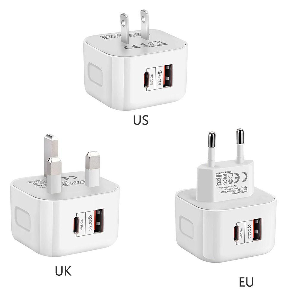 PD Mobile Phone Charging Quick Charge Travel Charger Dual USB Charger Wall Charger Charging Adapter