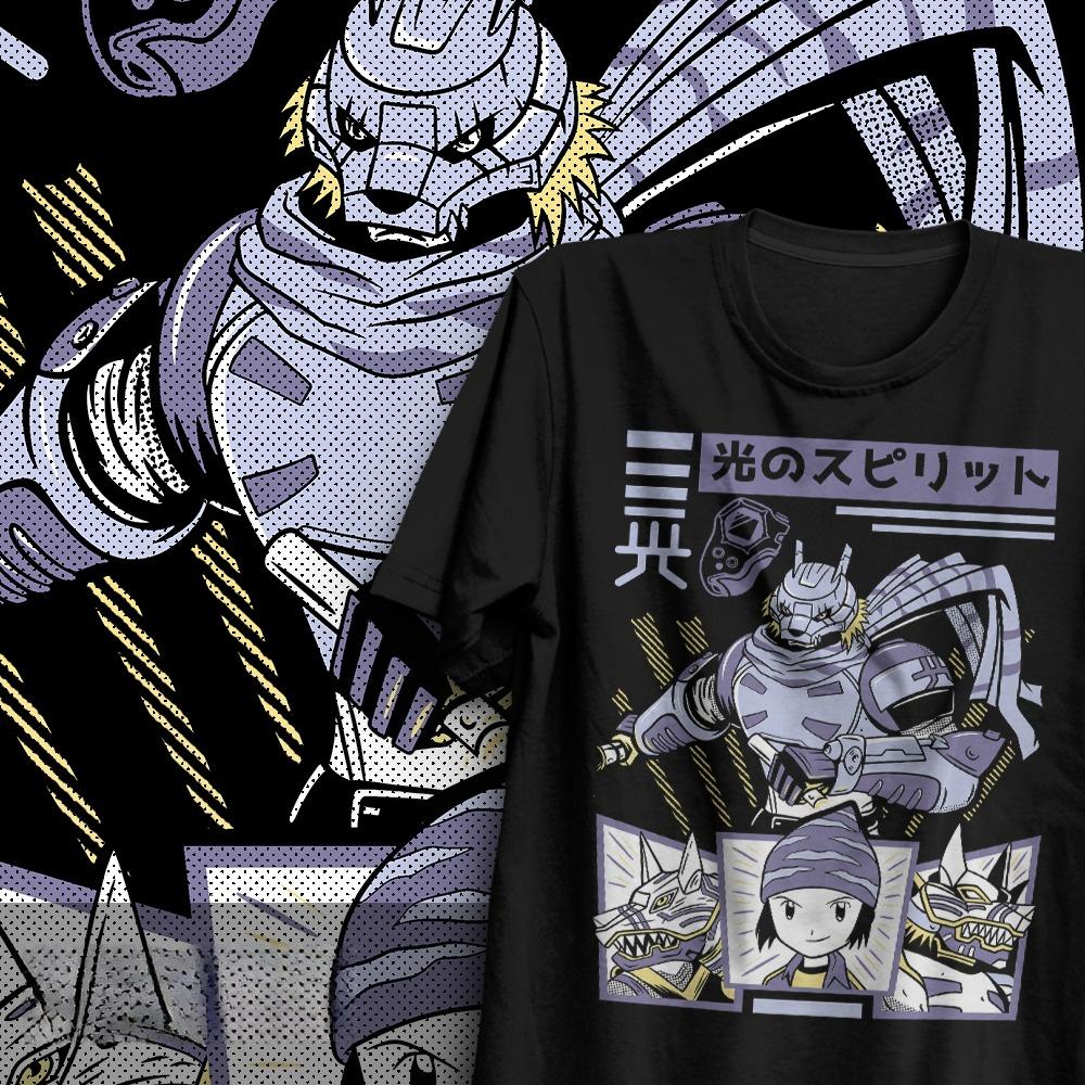 2025 Лето Digimon Adventure Анимация Бренд 100% Хлопок Кукольныймон Печатная Футболка Унисекс Короткий Рукав Повседневная Взрослые Дети Y2k