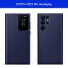 Совместимый чехол из ультракожи для Samsung S23 с чипом S22+ для интеллектуального ответа без переворачивания и защиты S24.
