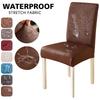 Водонепроницаемые чехлы на обеденные стулья, эластичные чехлы для стульев в столовую, съемные моющиеся накидки на стулья для дома, Эль, банкета 1 шт.