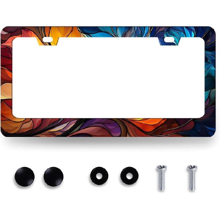 Funny License Plate Frame Hit Me I Need The Money License Plate Holder Stainless Steel License Plate Car Accessory Personalise License Plate