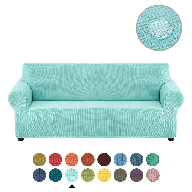 Waterproof Elastic Sofa Covers 1/2/3/4 Seats Solid Couch Cover Sofa Slip Cover Protector Bench Covers