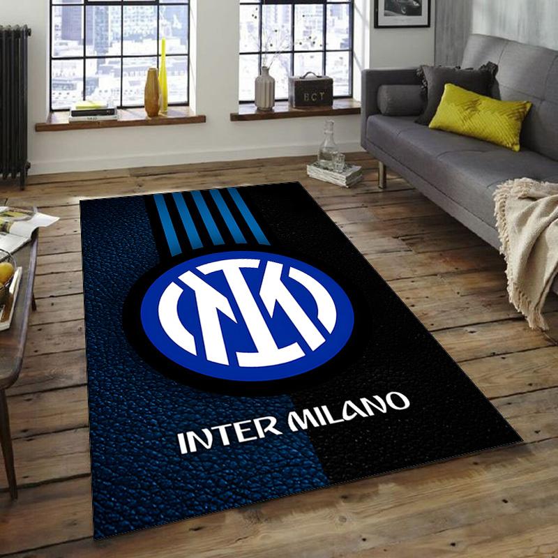 Internazionale Milano Design Area Rug - Non-Slip, Soft & Cozy Floor Mat for Living Room, Bedroom, Office - Indoor/Outdoor Decorative Carpet