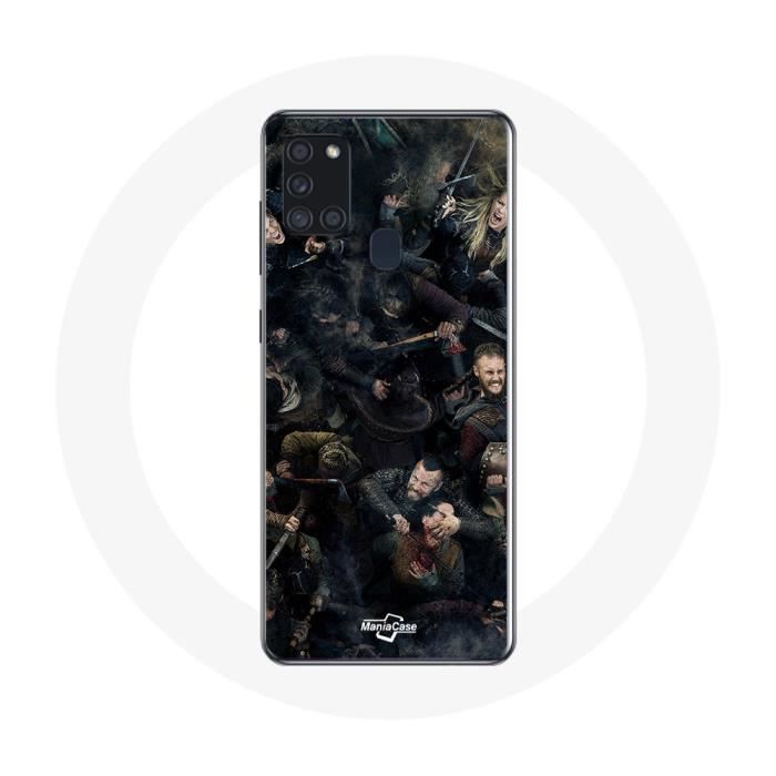 Coque pour Samsung Galaxy A21S Vikings Teaser Saison 6 Affiche Personnages Art