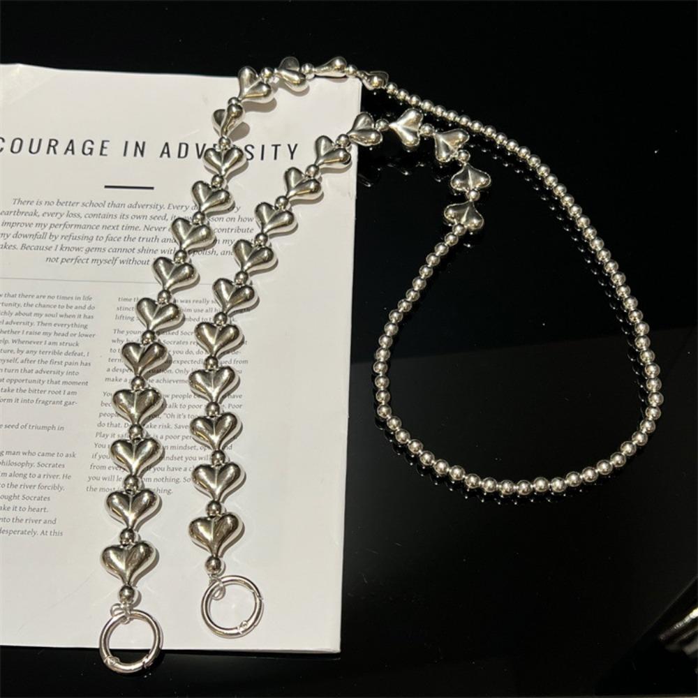 Crossbody Mobile Phone Chain Long Cellphone Lanyard Beads Phone Strap  Phone Accessories