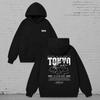 Японская JDM Графика для Автомобиля Tokyo Racing Свободный Унисекс Худи