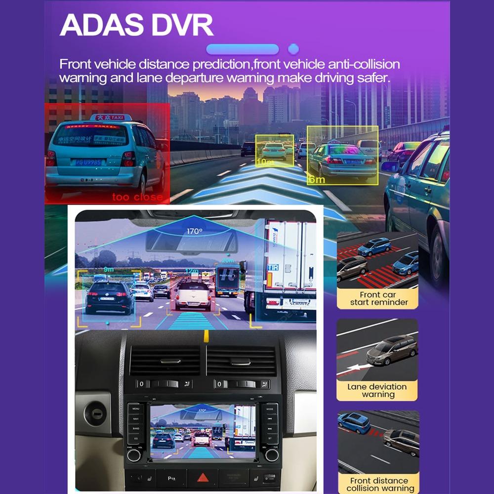 Автомобильный радиоприемник мультимедийный проигрыватель для Volkswagen Touareg Transporter T5 Multivan 2004-2011 2 Din Android Carplay GPS Autoradio 1+32 ГБ