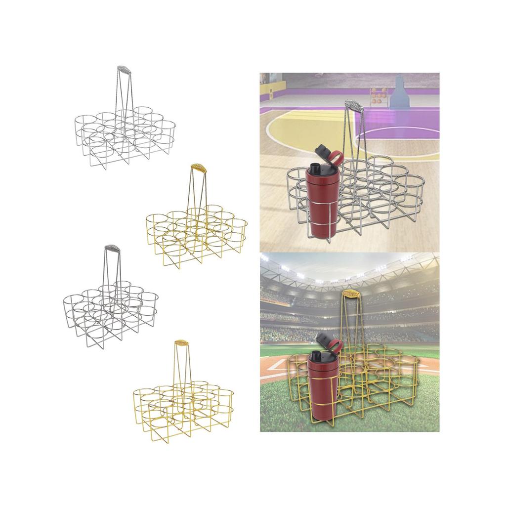 Bottle Carrier Beer Carrier,Holds Up to 12 Bottles Storage Orgnizer Water Rack Stand