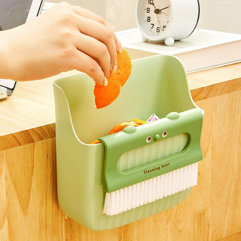 Desk Cleaning Kit Keyboard Cleaning Brush Mini Brooms Dustpans Set Garbage Dust Brush Home Desktop Accessories