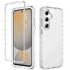 Для Galaxy S25 Прозрачный чехол с защитой от пожелтения для Samsung Galaxy S25 Ultra S24 S23 FE S22 S21 Plus Задняя крышка