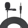 Mini Portable Microphone Condenser Clip On Lapel Mic for Mobile Phone Laptop Conference Interview
