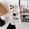 Мультяшный Чехол Астронавт Космос Для Телефона iPhone Apple 17 AIR 16 16E 11 12 13 14 15 XR Plus Pro Max Чехол Своими Руками TPU Ударопрочный Чехол