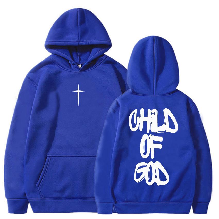 Дитя Божье Иисус Вера Христианские Толстовки Зимняя Теплая Флисовая Толстовка с Капюшоном Принт с Буквами Пуловер Уличная Одежда