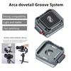 HOT Universal Arca Quick Release System Plate Clamp 1/4'' 3/8' Quick Switch Kit for DSLR Camera Gimbal Tripod DJI Stabilizer PD