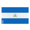Drapeau - Nicaragua - 120 X 180 Cm - Polyester - Impression Recto/verso - Œillets En Fer