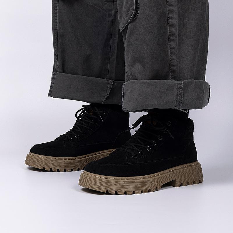 Глобальные ботинки Мартин мужские ZHQ-HY2158 осенний тренд повседневная мужская обувь универсальный британский стиль уличные рабочие ботинки