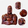 Buddha Flip Handmade Statue,Buddah Sculpture Middle Finger Buddhism Figure Happy