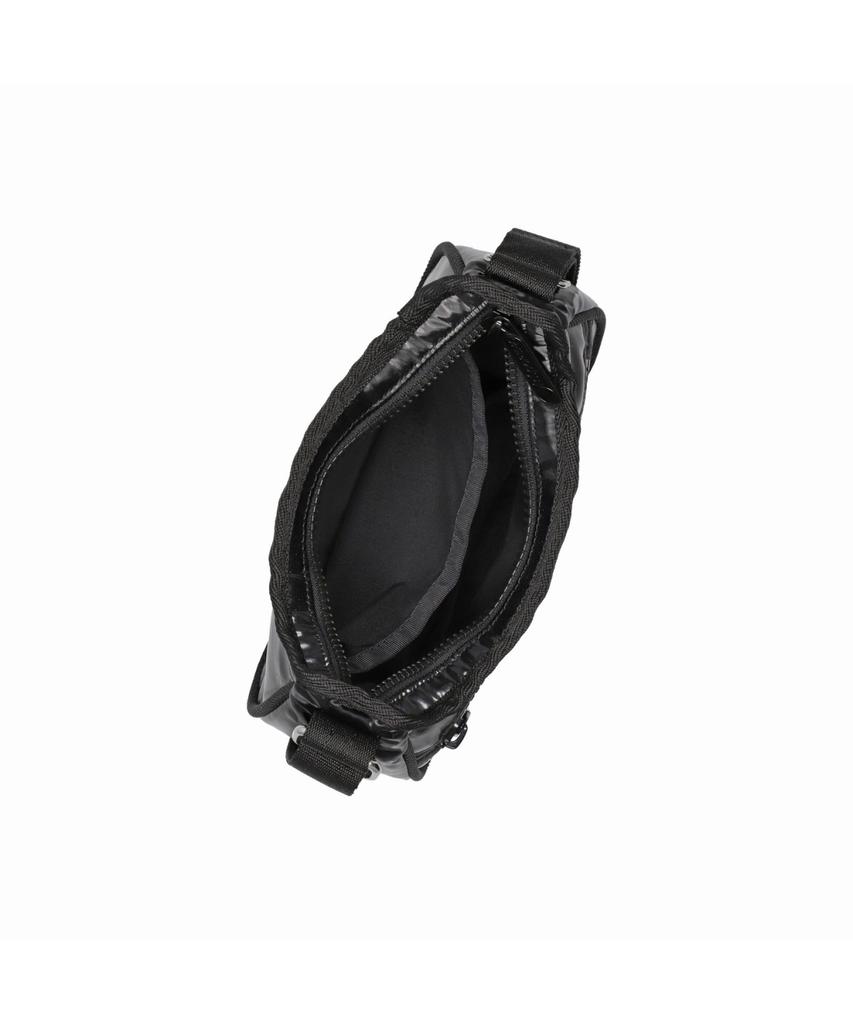 Сумка-хобо Lesportsac Black Shine Mini Crossbody [2047.M135]