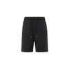 Wordmark Series Solid Color Lace-Up Mid-Rise Casual Shorts Men Shorts Black FJ0701-045