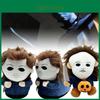 Хэллоуинские забавные плюшевые тапочки, мягкая удобная обувь для фанатов