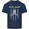 Devil Inside Grim Reaper Satan Skull Gothic Unisexs Light Cotton TShirt